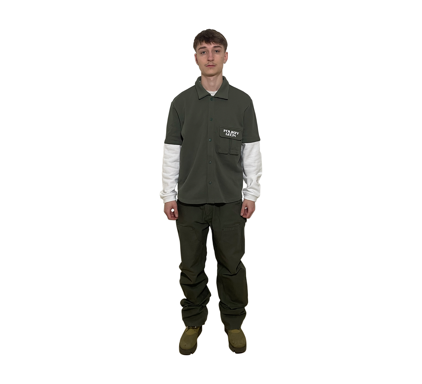 Long Sleeve Military Piké