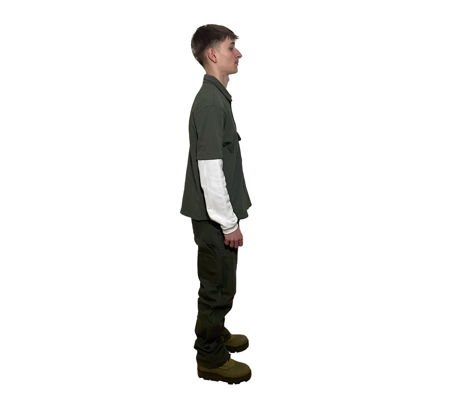 Long Sleeve Military Piké